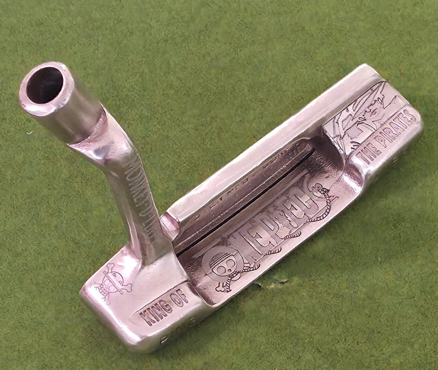 One Piece golf putter, Custom golf putter, Anime golf club, Engraved putter, Straw Hat putter, Luffy golf club, Pirate golf club, One Piece gift, Anime golfer gift, Golf putter art, Unique putter design, Laser engraved putter, Golf gift for men, Scotty style putter, Collector golf club