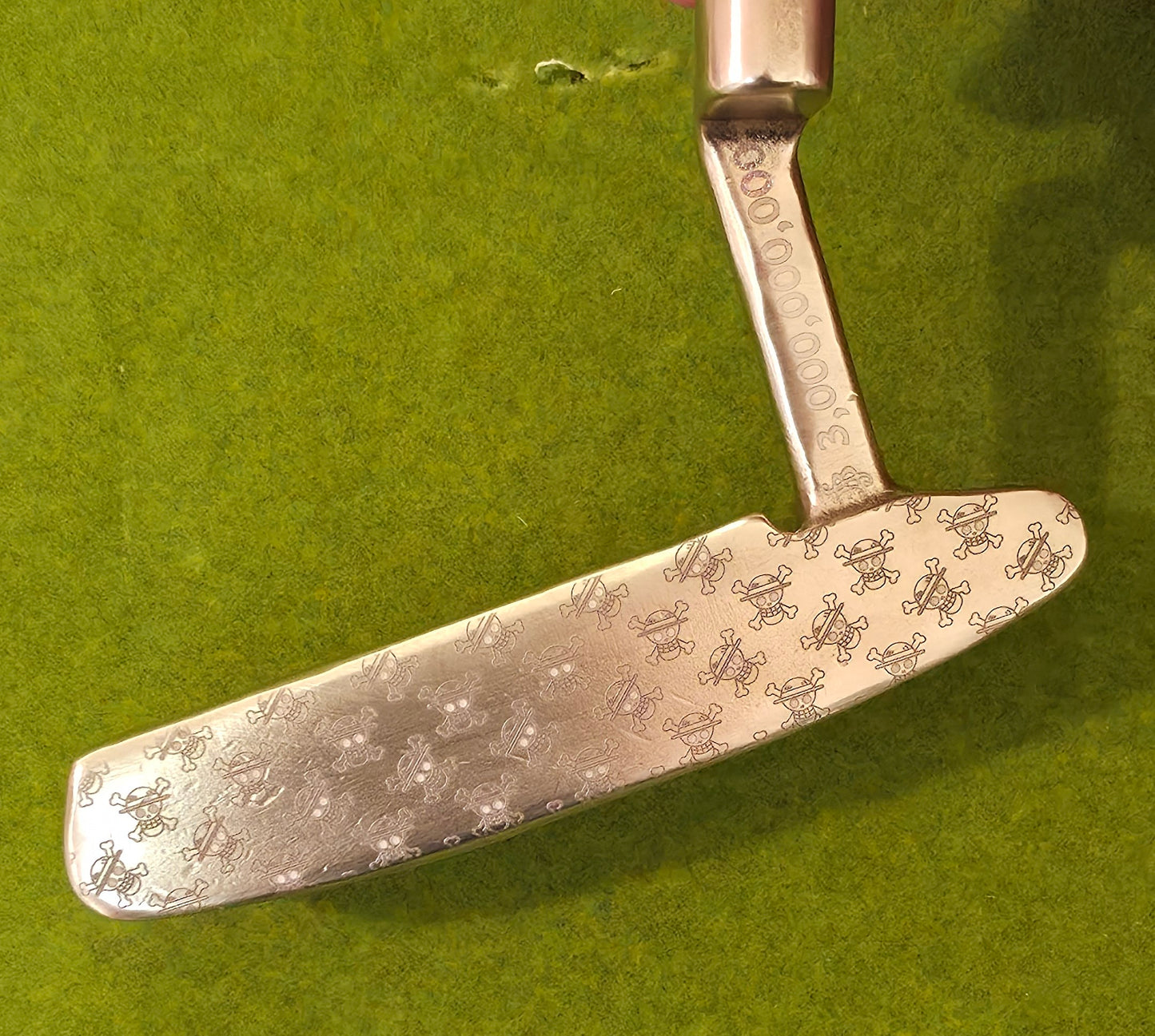 One Piece golf putter, Custom golf putter, Anime golf club, Engraved putter, Straw Hat putter, Luffy golf club, Pirate golf club, One Piece gift, Anime golfer gift, Golf putter art, Unique putter design, Laser engraved putter, Golf gift for men, Scotty style putter, Collector golf club