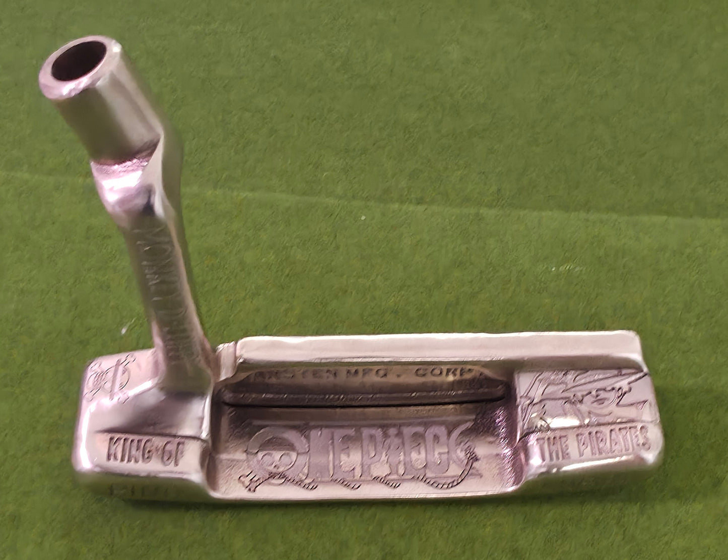 One Piece golf putter, Custom golf putter, Anime golf club, Engraved putter, Straw Hat putter, Luffy golf club, Pirate golf club, One Piece gift, Anime golfer gift, Golf putter art, Unique putter design, Laser engraved putter, Golf gift for men, Scotty style putter, Collector golf club