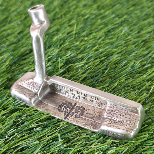 Custom Engraved Ping Anser 3 Golf Putter - Circuit Board & Ram Skull