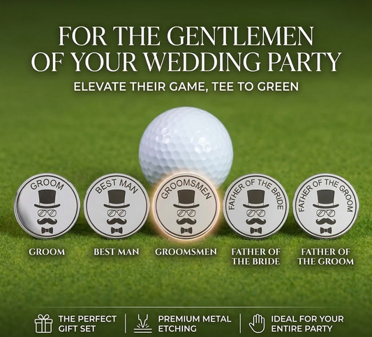 Personalized Groomsmen Golf Gift Set: Engraved Putter & Accessories