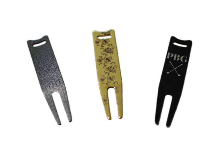 Custom Divot Tool; Available in Gold, Black, Silver