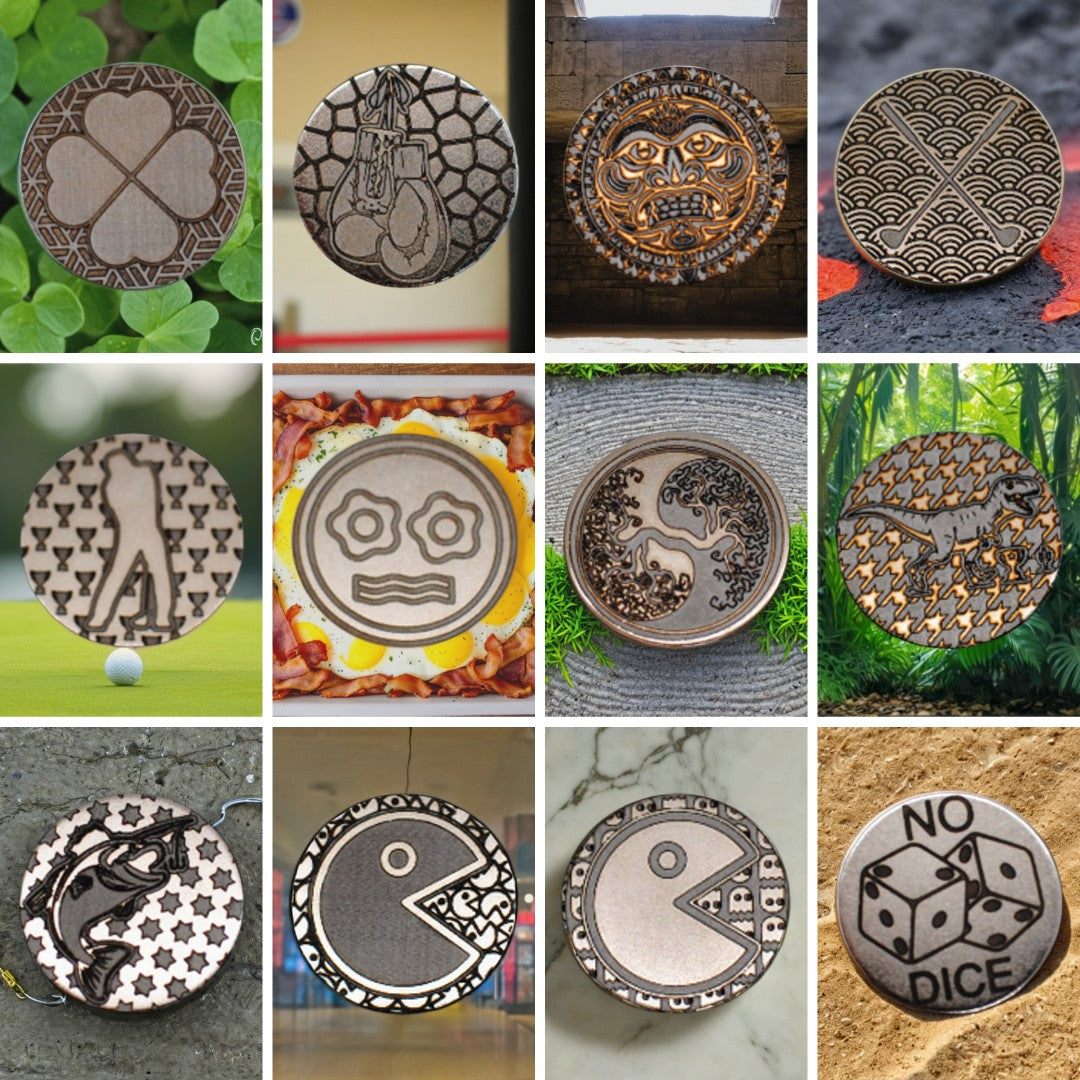 Engraved Golf Ball Marker