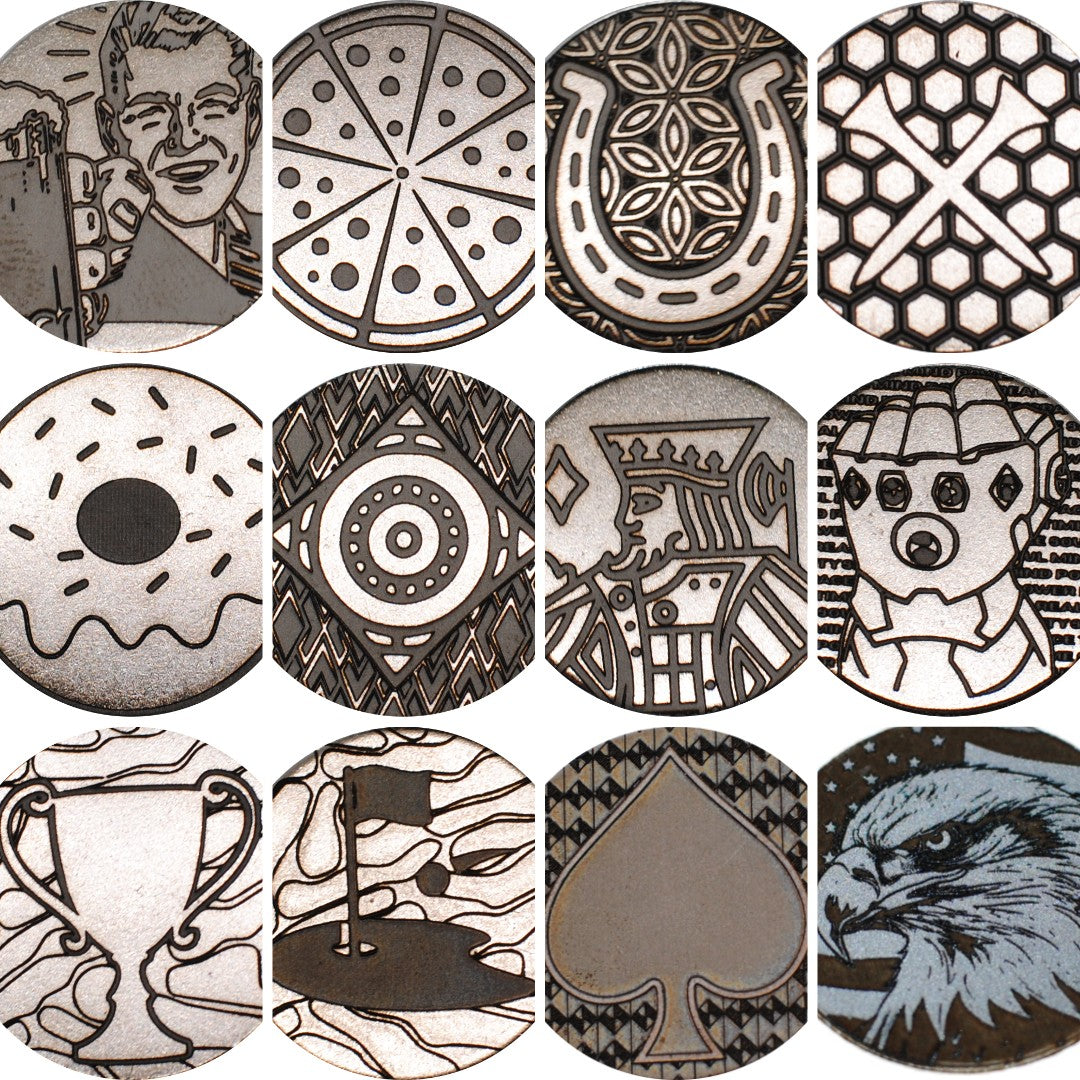 Engraved Golf Ball Marker