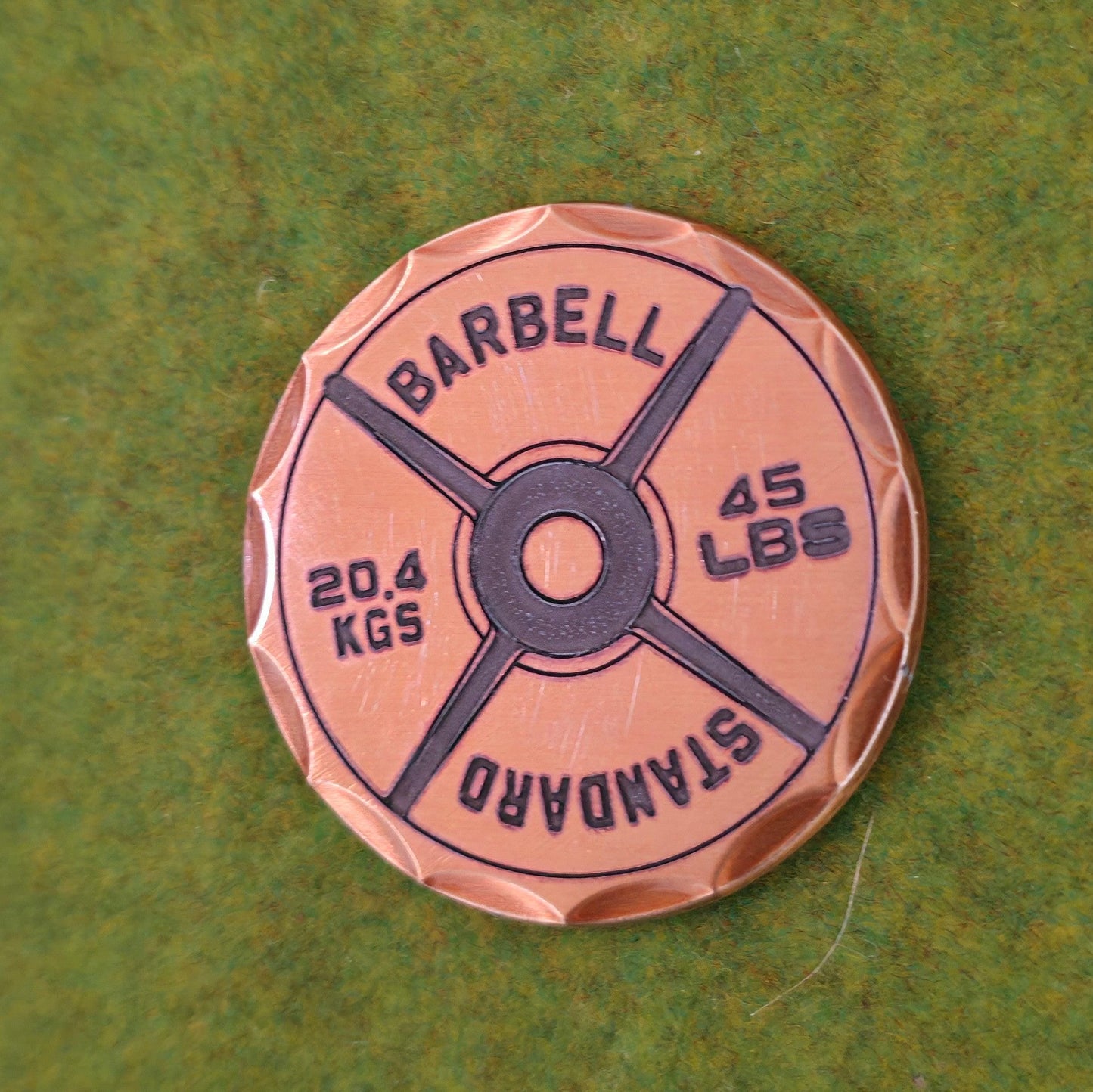 Premium Ball Marker - BARBELL - (Non- Magnetic)