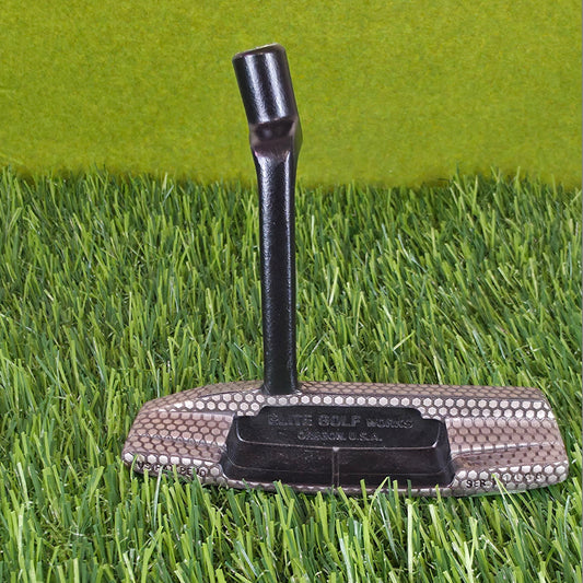 Black Honeycomb Putter Head – Handcrafted Elite Golf Works Design | Precision Milled & Patterned Face | Collectible or Gamer