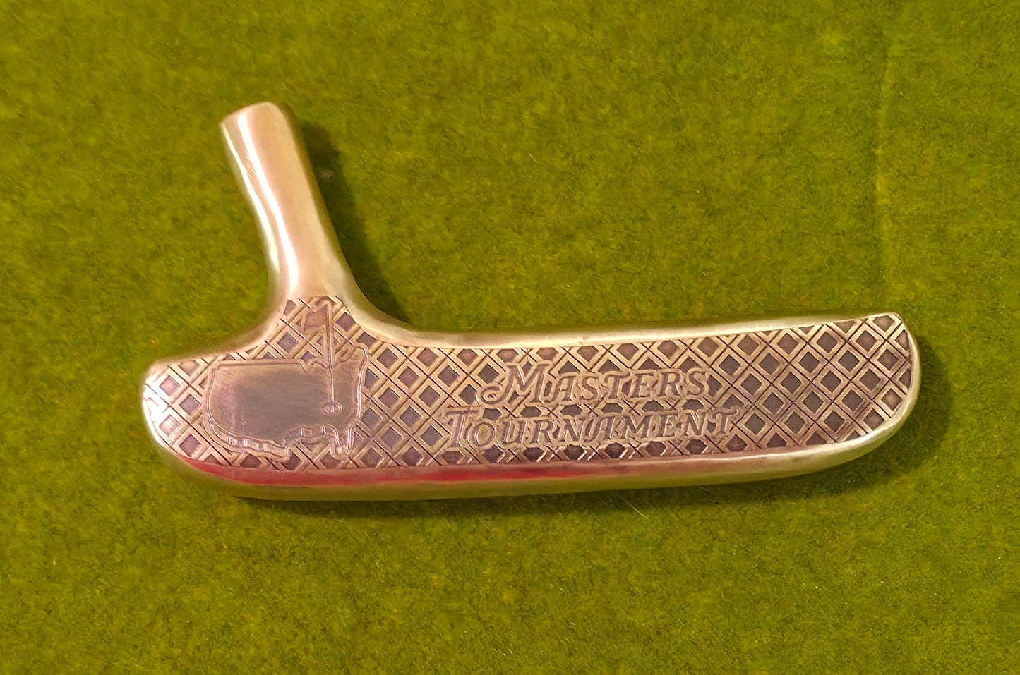 Masters Themed Custom Engraved Putter Head