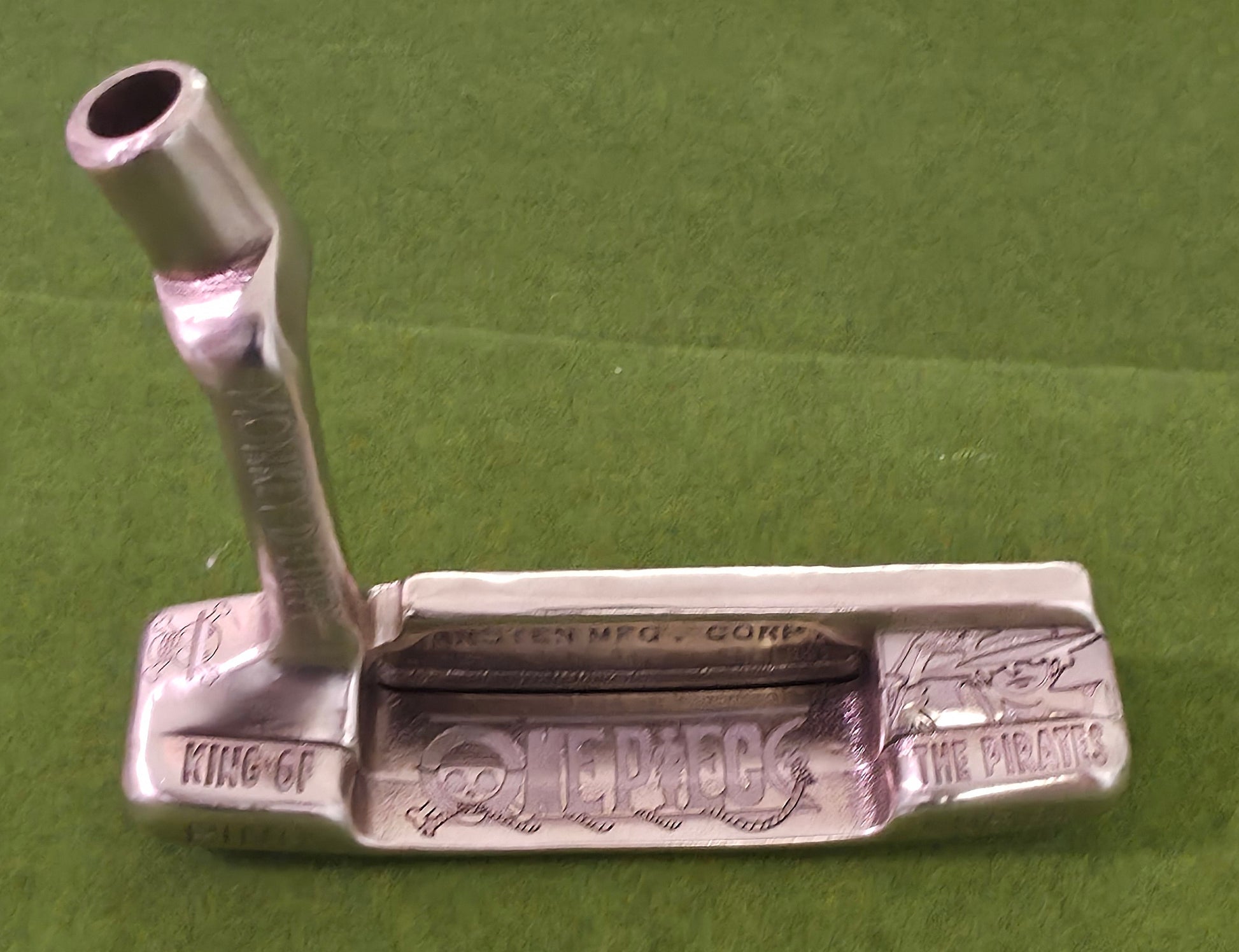 One Piece golf putter, Custom golf putter, Anime golf club, Engraved putter, Straw Hat putter, Luffy golf club, Pirate golf club, One Piece gift, Anime golfer gift, Golf putter art, Unique putter design, Laser engraved putter, Golf gift for men, Scotty style putter, Collector golf club

