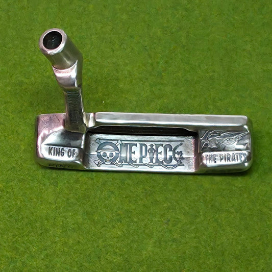 One Piece golf putter, Custom golf putter, Anime golf club, Engraved putter, Straw Hat putter, Luffy golf club, Pirate golf club, One Piece gift, Anime golfer gift, Golf putter art, Unique putter design, Laser engraved putter, Golf gift for men, Scotty style putter, Collector golf club
