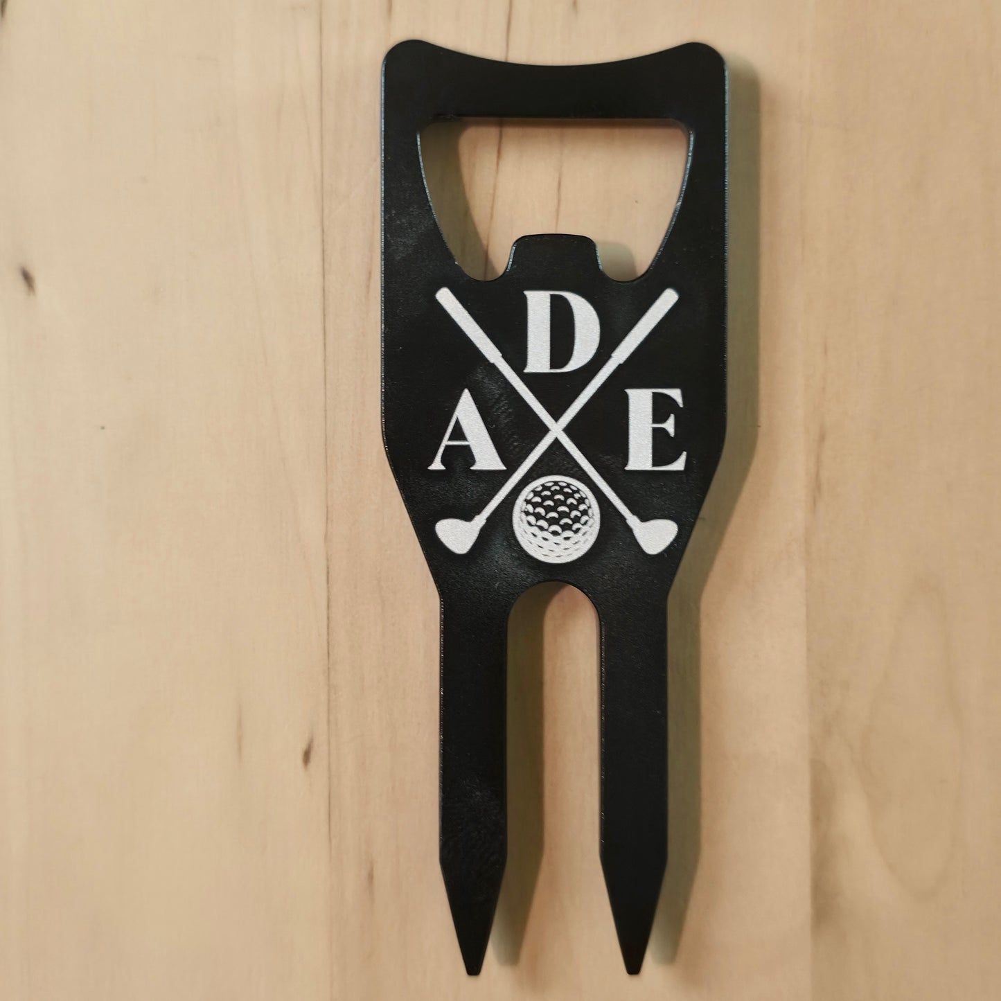 Custom Engraved - 3-in-1 Divot Tool with Ball Marker Holder and Bottle Opener
