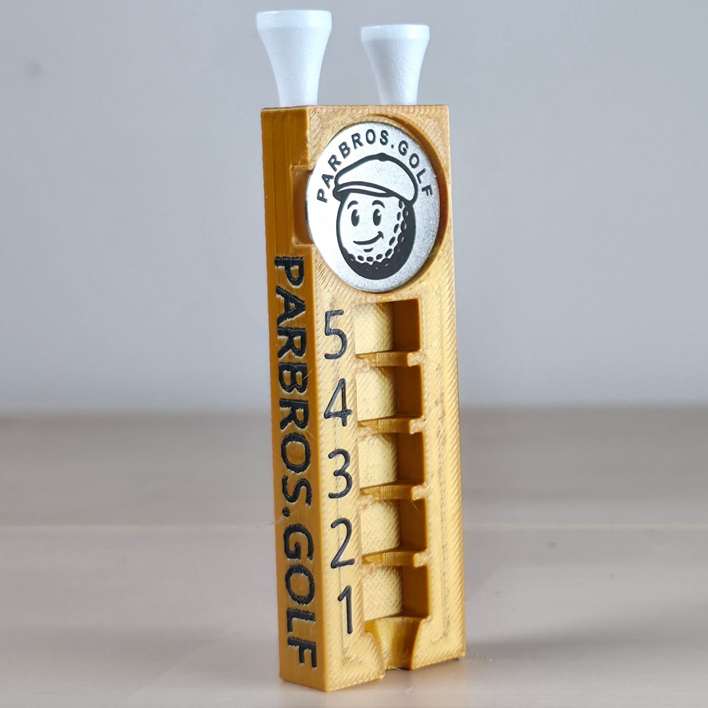 Tee Stopper with Ball Markers; Set of 2 - Golf Training Aid