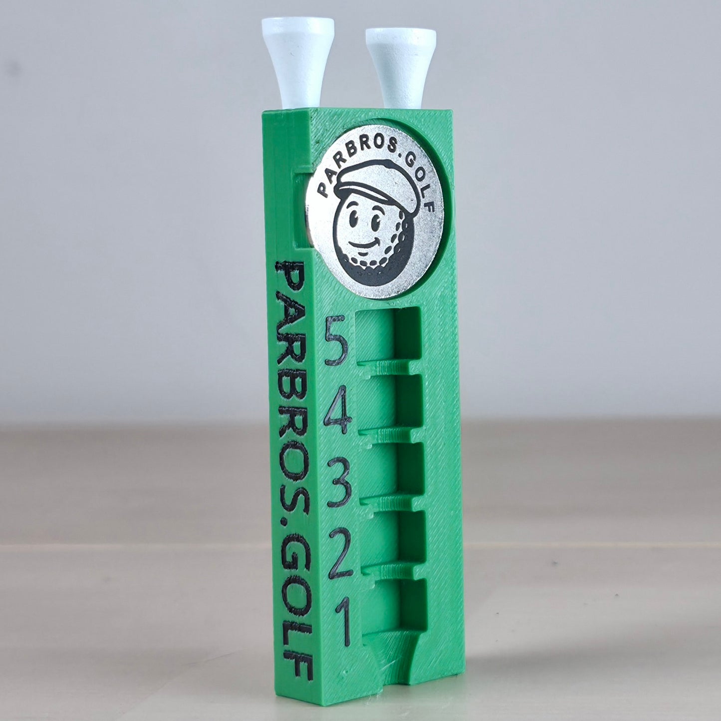 Tee Stopper with Ball Markers; Set of 2 - Golf Training Aid