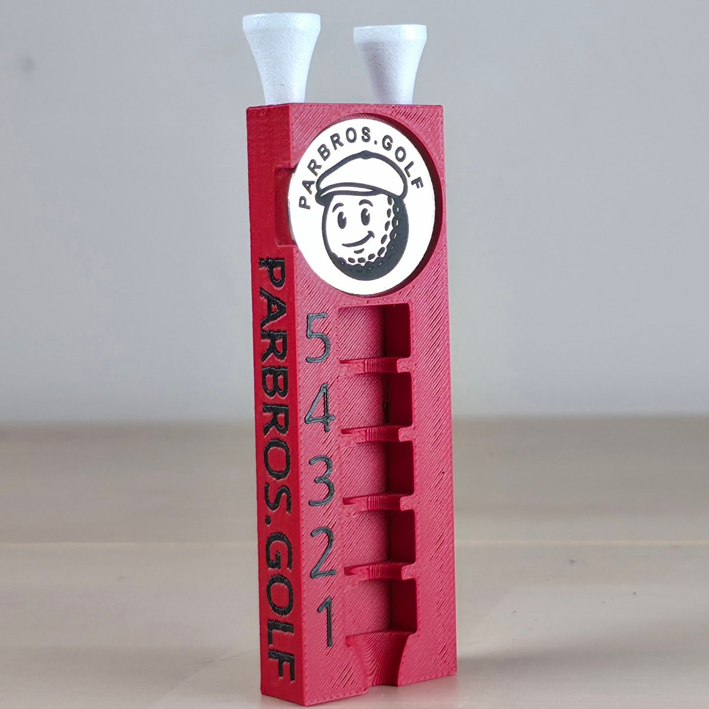 Tee Stopper with Ball Markers; Set of 2 - Golf Training Aid