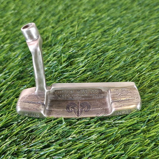 Custom Engraved Ping Anser 3 Golf Putter - Circuit Board & Ram Skull