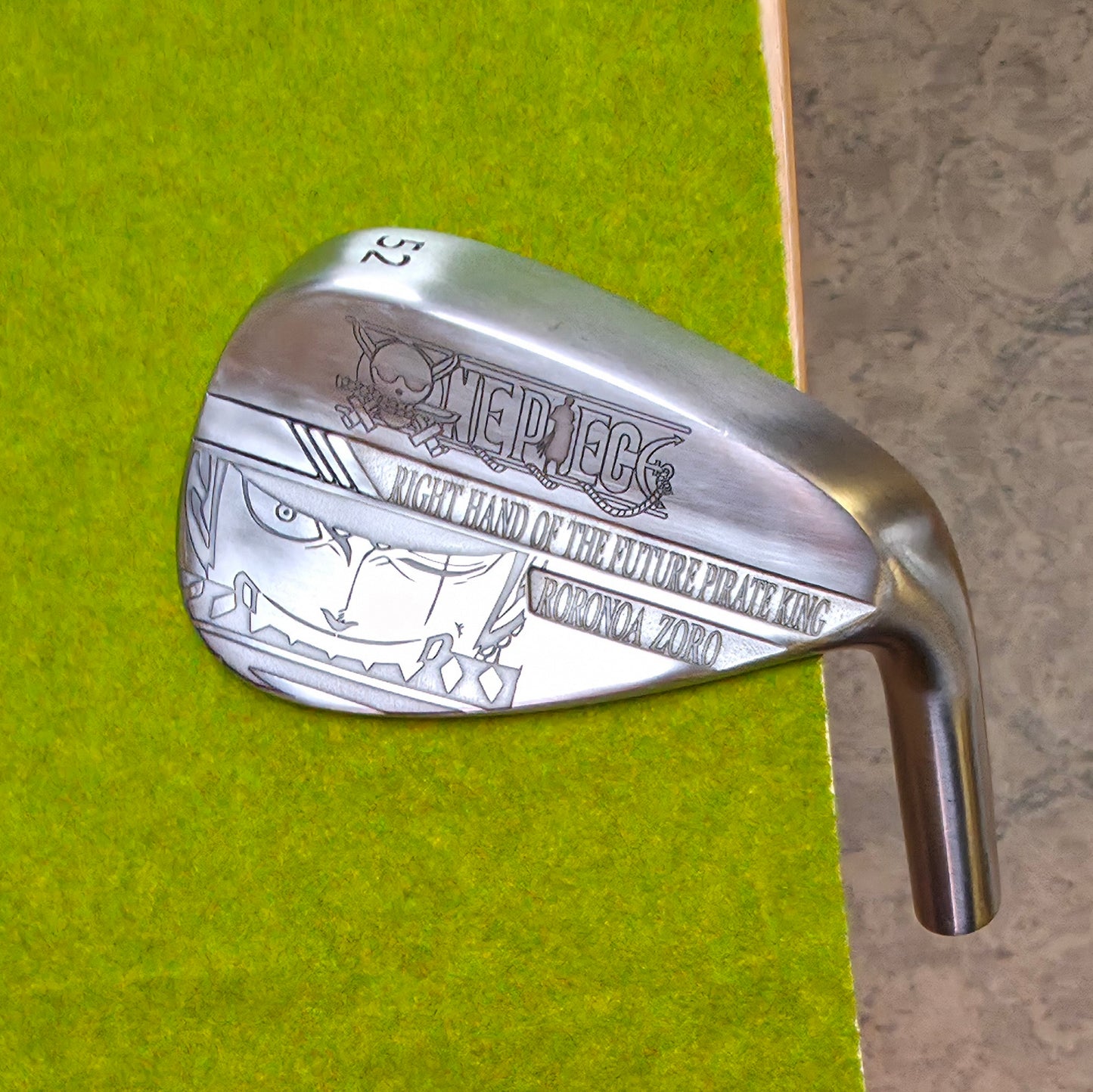 Custom Engraved Anime Golf Wedge -52 Degree Club