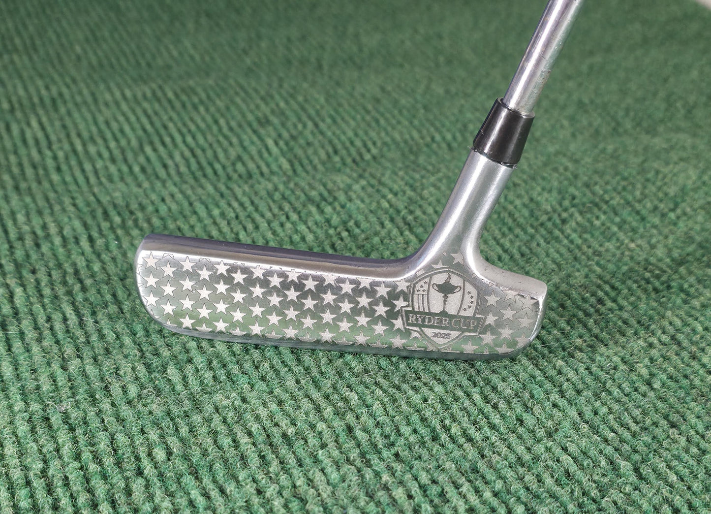 Engraved Ryder Cup Spalding Putter: Team USA Stars & Eagle Collector Golf Gift