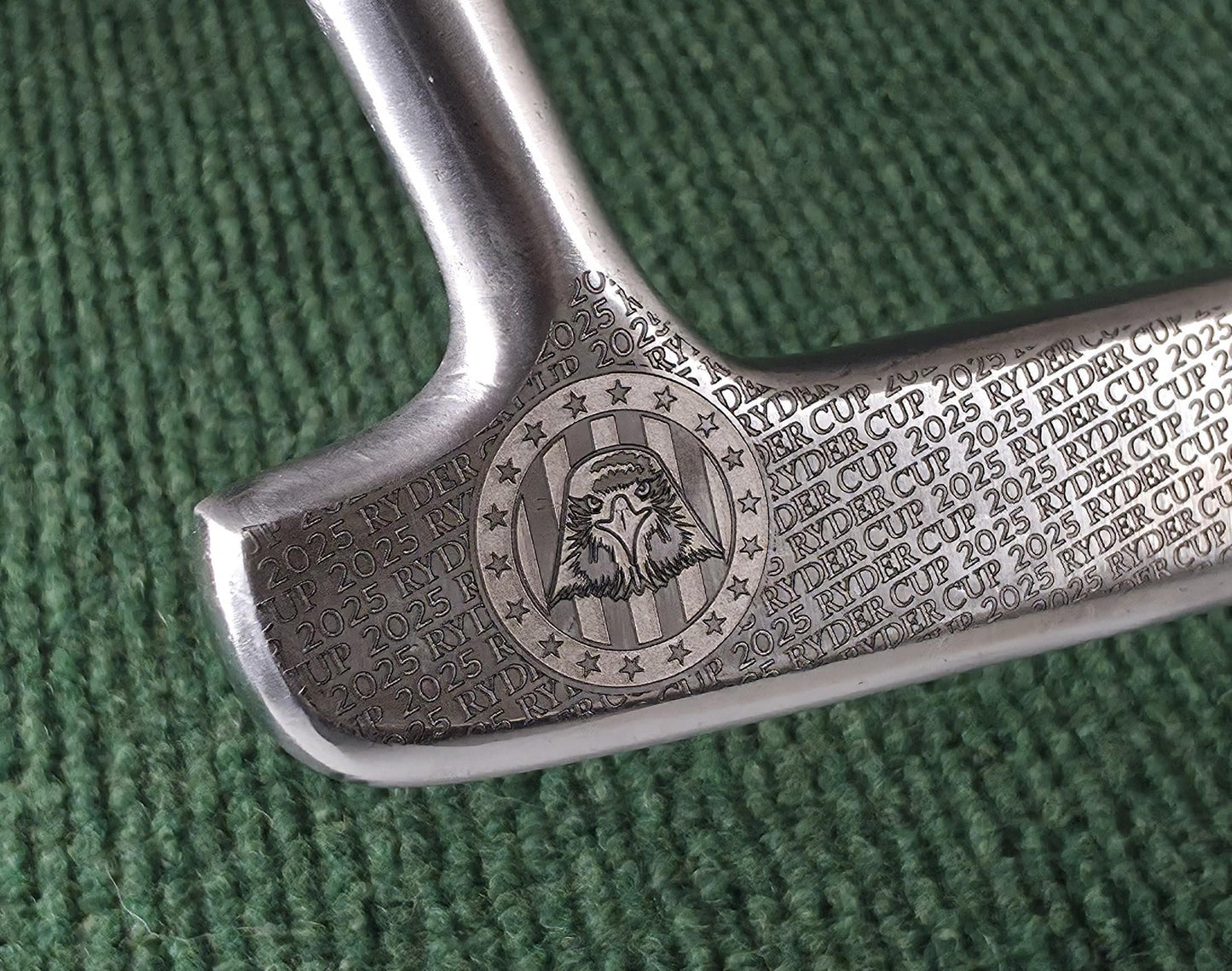 Engraved Ryder Cup Spalding Putter: Team USA Stars & Eagle Collector Golf Gift