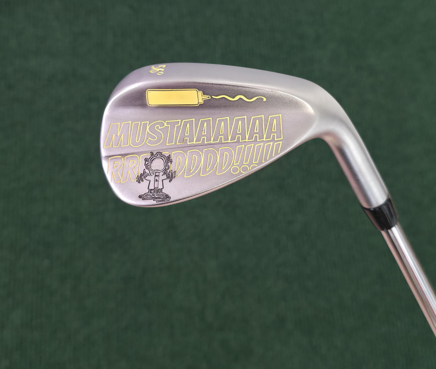 Custom “Mustard” Engraved Golf Wedge – 56 Degree Wedge | Unique Golfer Gift