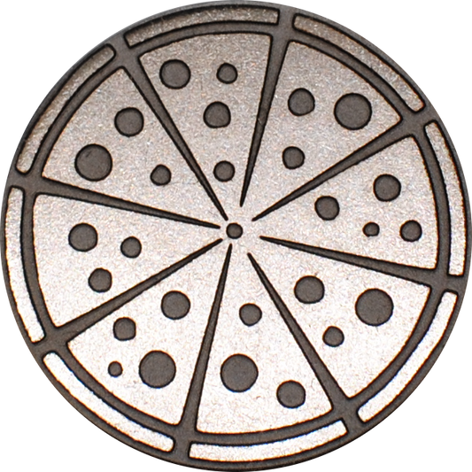 Pizza - Engraved Golf Ball Marker