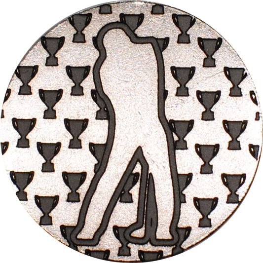 Golf Swing #3 - Engraved Golf Ball Marker