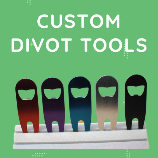 Custom Logo Divot Tool w/ Bottle Opener