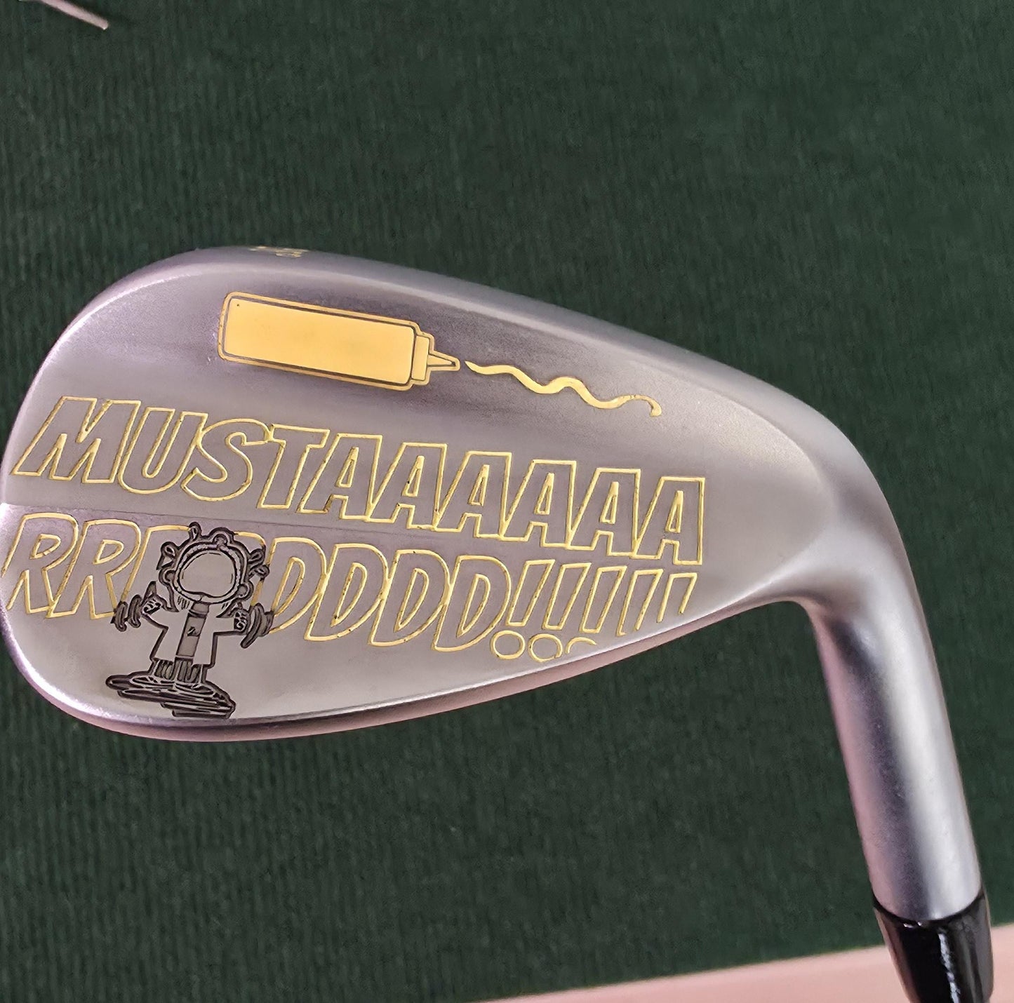 Custom “Mustard” Engraved Golf Wedge – 56 Degree Wedge | Unique Golfer Gift