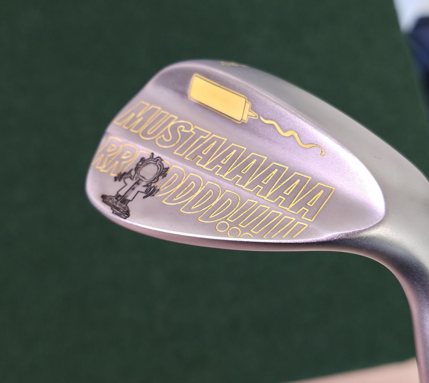 Custom “Mustard” Engraved Golf Wedge – 56 Degree Wedge | Unique Golfer Gift