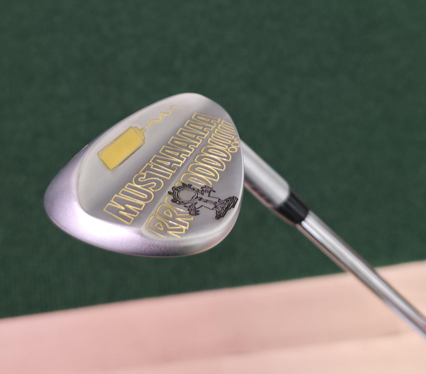 Custom “Mustard” Engraved Golf Wedge – 56 Degree Wedge | Unique Golfer Gift