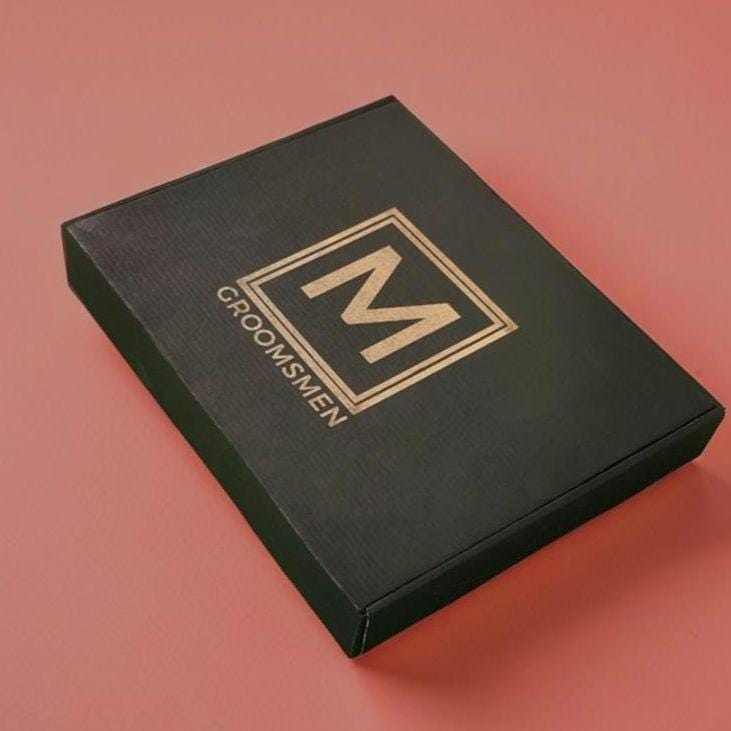 Personalized groomsmen and Best man golf gift box featuring a custom engraved putter with name and wedding date, premium sunglasses, metal divot tool, ball marker, and three golf balls. Perfect wedding party gift for golf-loving groomsmen, bachelor party favor, or last-minute wedding gift idea. All items are customizable except golf balls, with fast shipping available for urgent orders. Unique, practical, and memorable golf gift set for him.