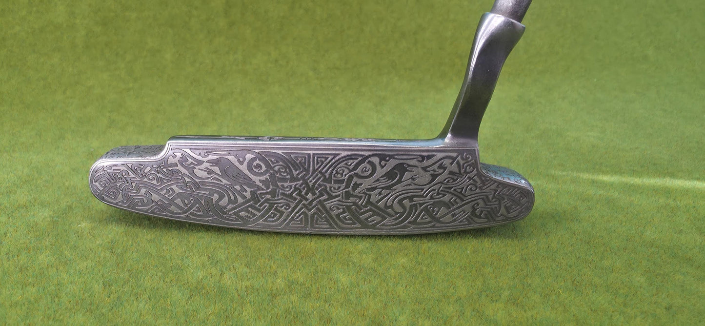 Odin Inspired Custom Engraved Putter – One-of-a-Kind Norse Golf Collectible