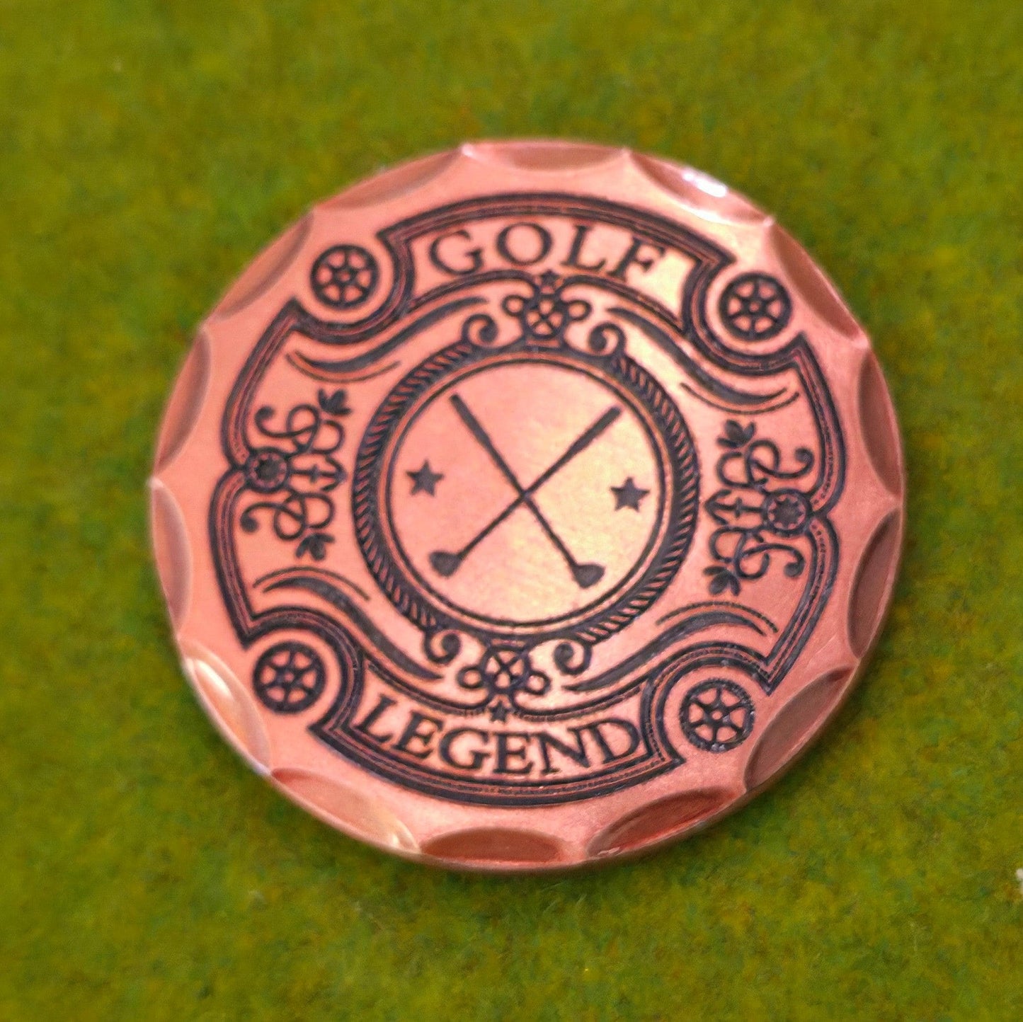 Premium Ball Marker - GOLF LEGEND - (Non- Magnetic)