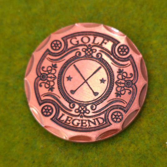 Premium Ball Marker - GOLF LEGEND - (Non- Magnetic)