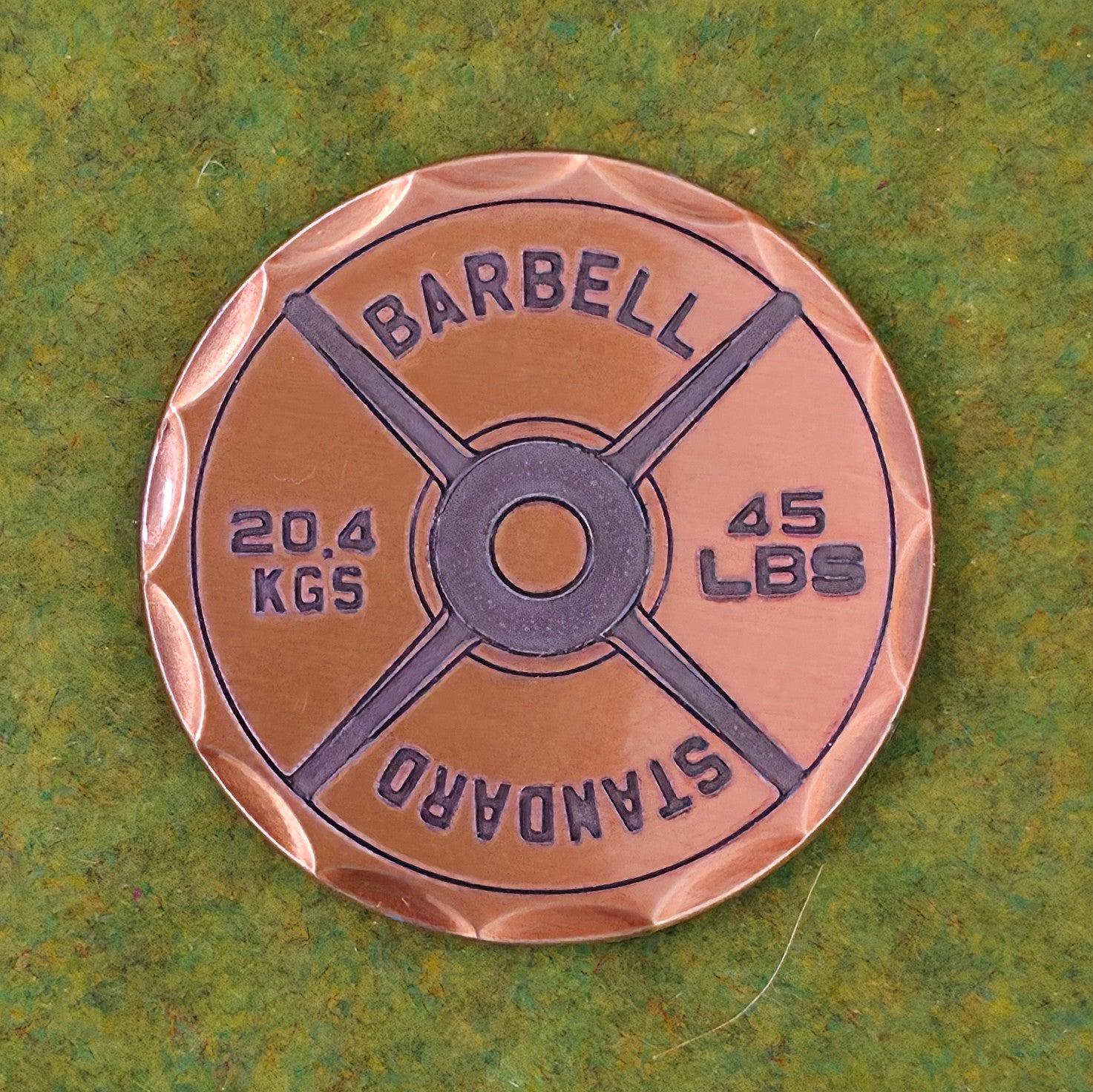 Premium Ball Marker - BARBELL - (Non- Magnetic)