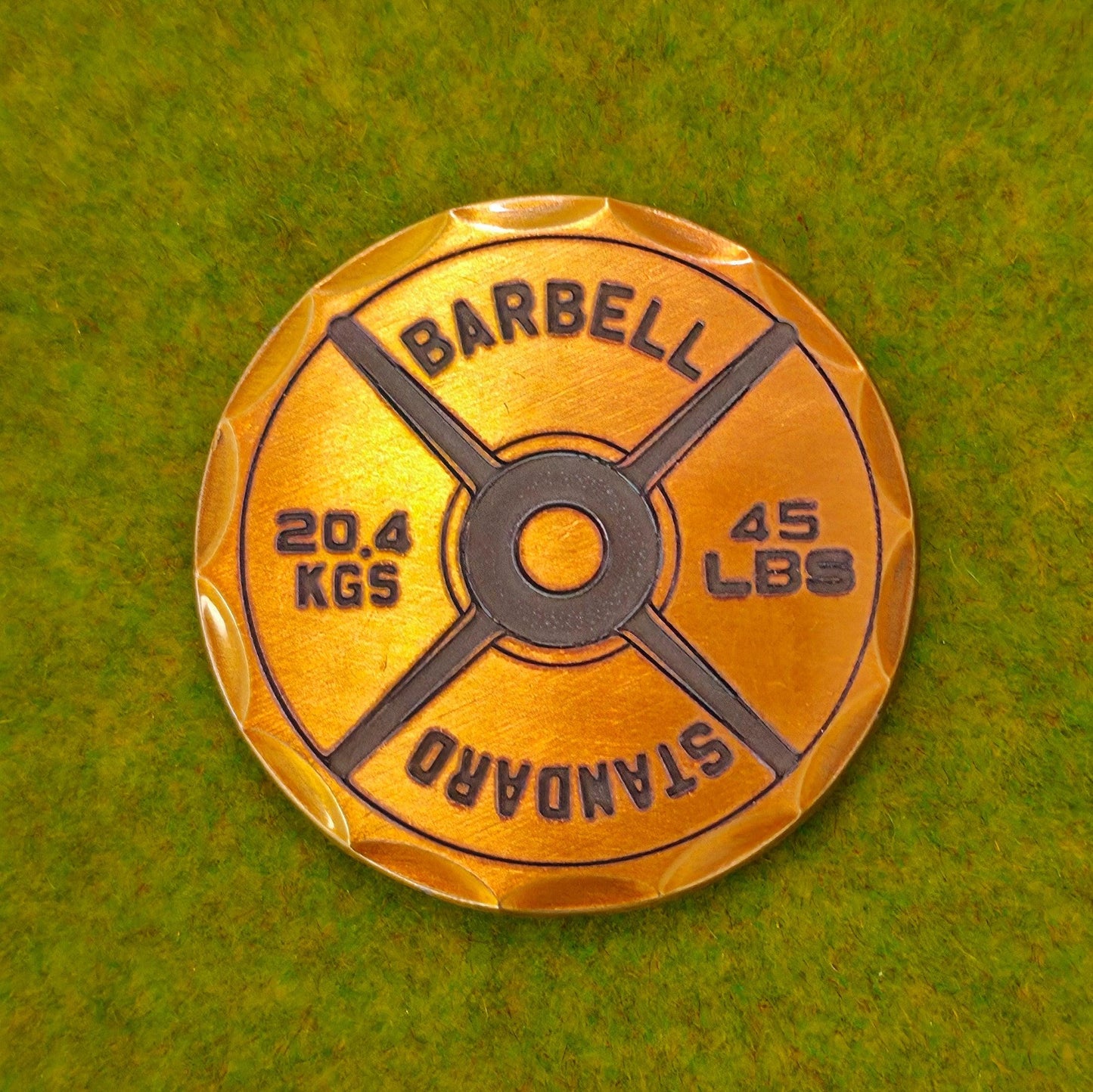 Premium Ball Marker - BARBELL - (Non- Magnetic)