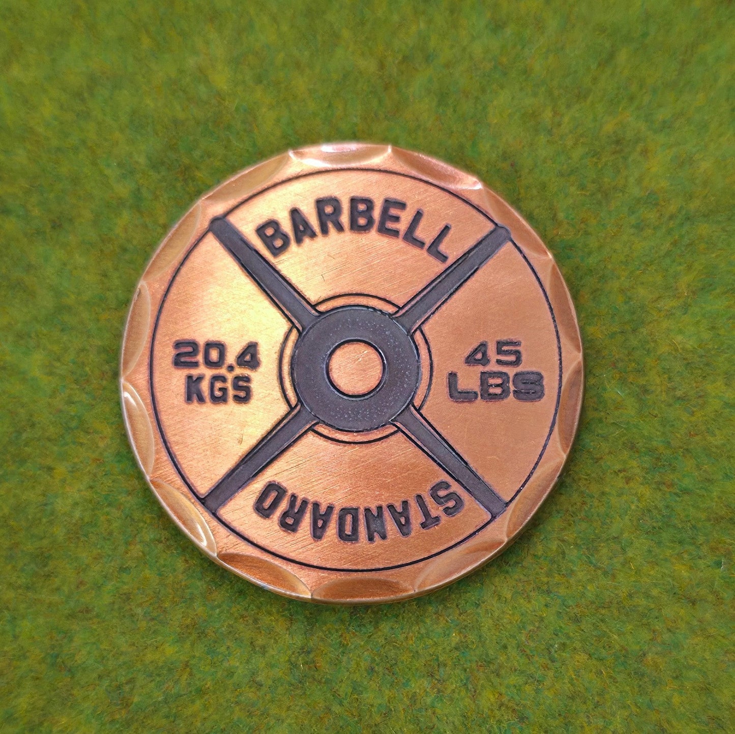 Premium Ball Marker - BARBELL - (Non- Magnetic)