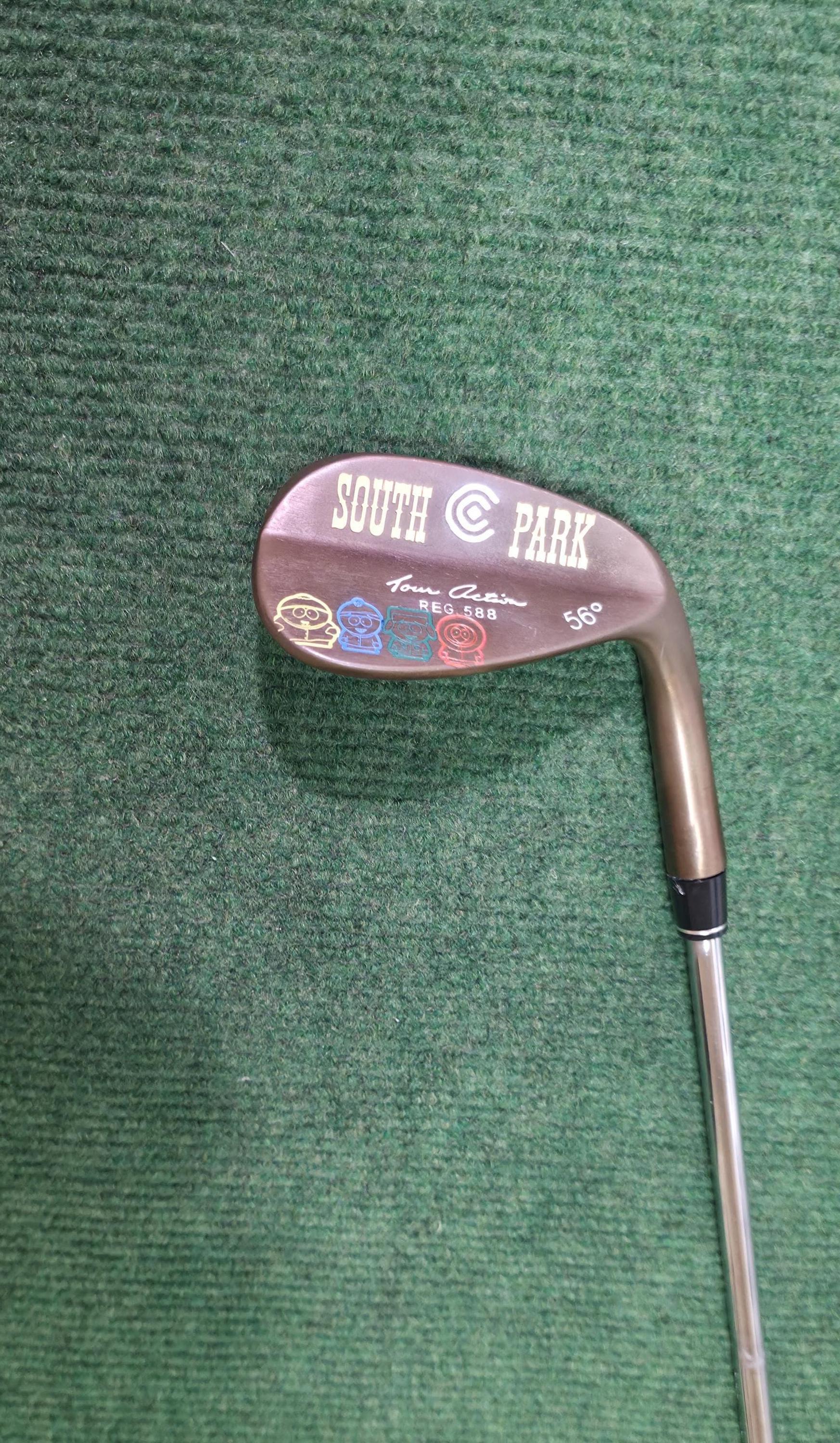 Custom Cartoon Themed Cleveland Tour Action 588 - 56 RH Golf Wedge - Collectible Cartman, Kyle, Stan, Kenny Wedge