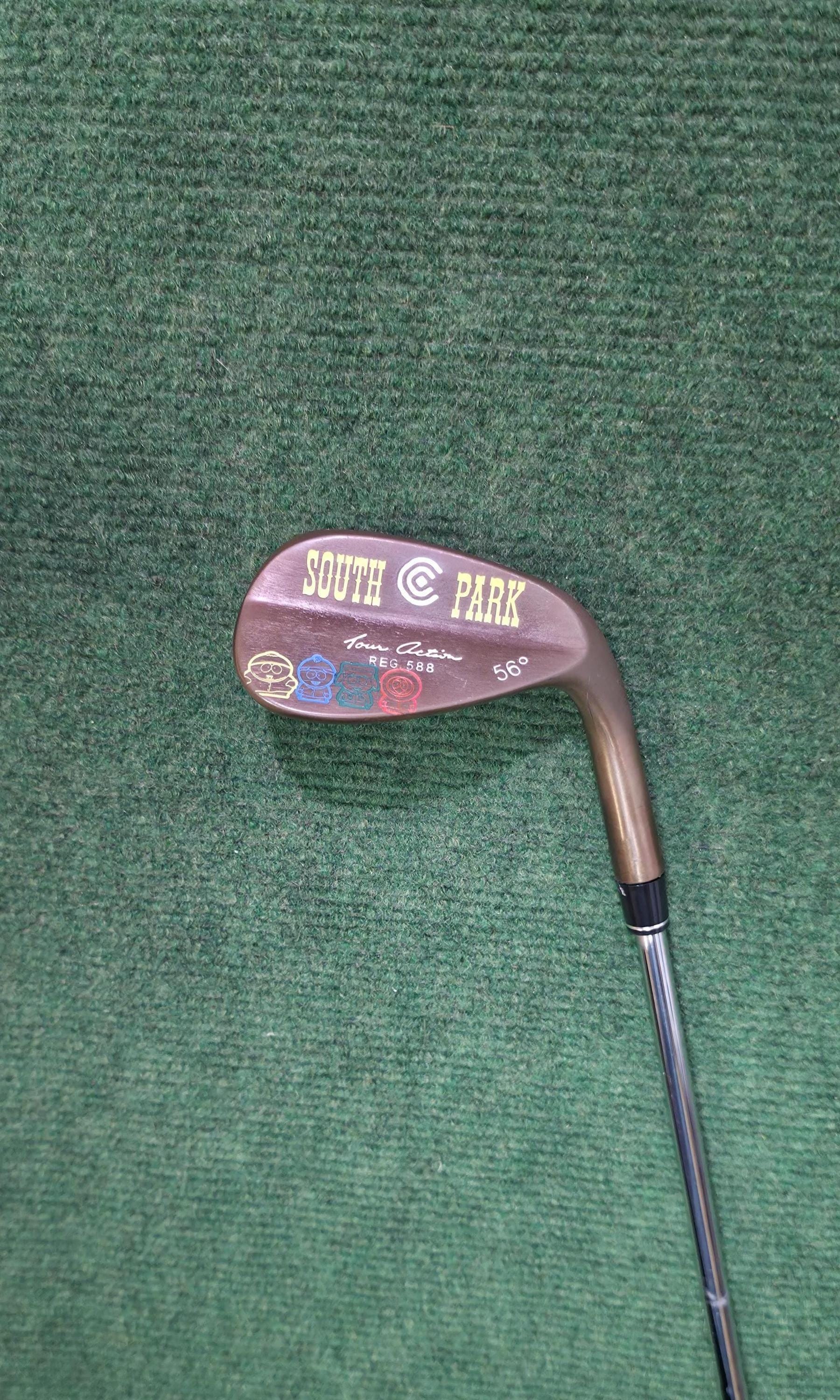 Custom Cartoon Themed Cleveland Tour Action 588 - 56 RH Golf Wedge - Collectible Cartman, Kyle, Stan, Kenny Wedge