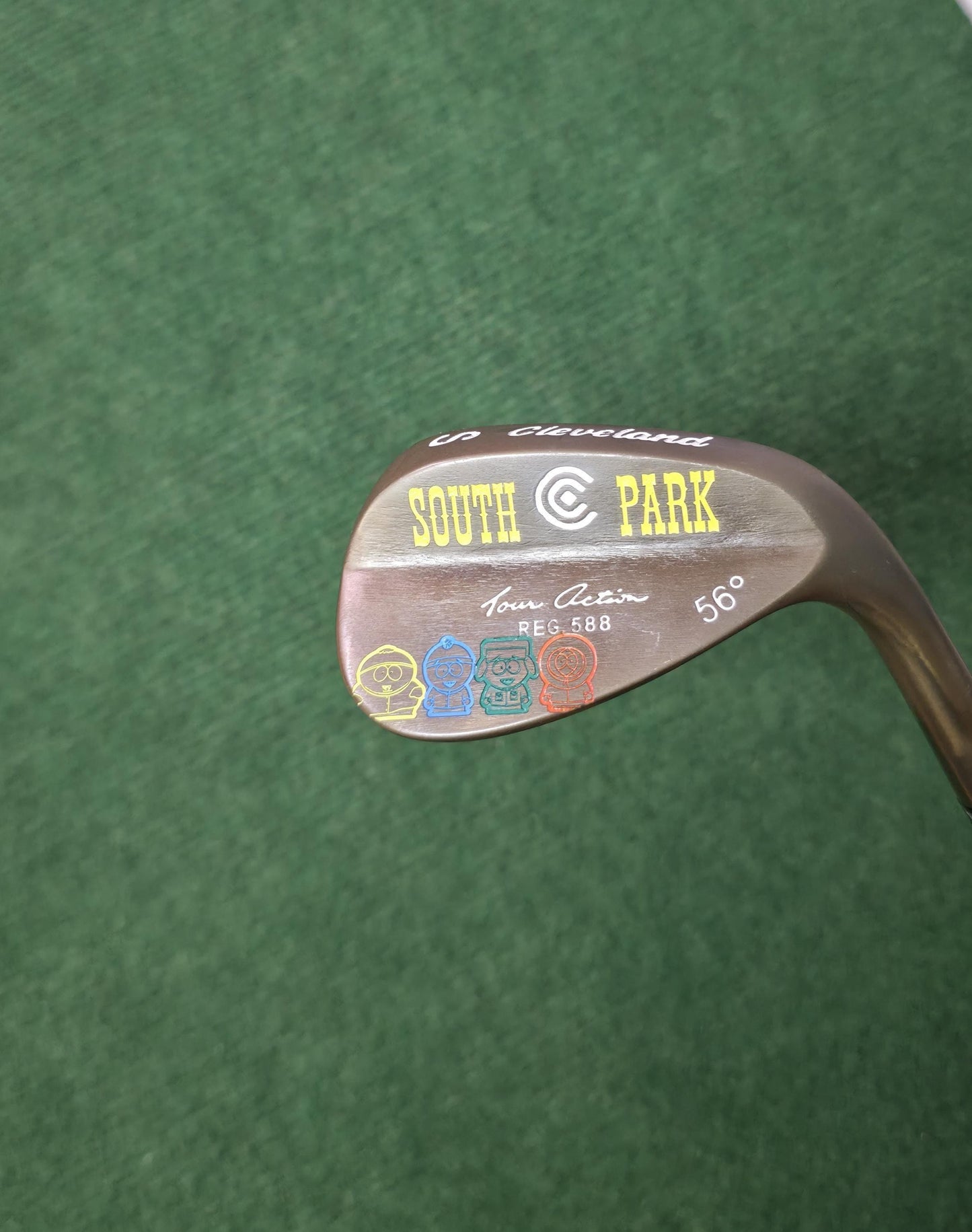 Custom Cartoon Themed Cleveland Tour Action 588 - 56 RH Golf Wedge - Collectible Cartman, Kyle, Stan, Kenny Wedge