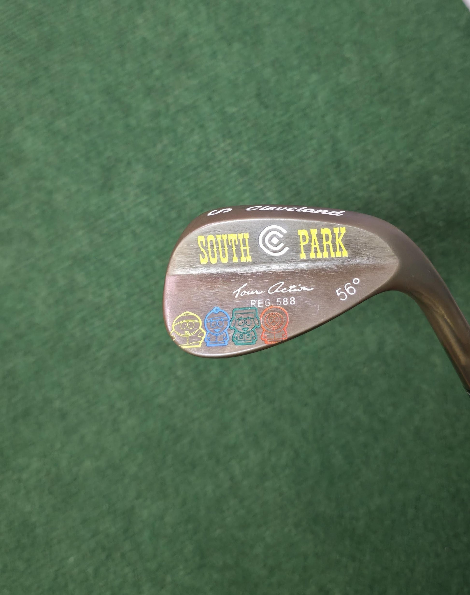 Custom Cartoon Themed Cleveland Tour Action 588 - 56 RH Golf Wedge - Collectible Cartman, Kyle, Stan, Kenny Wedge