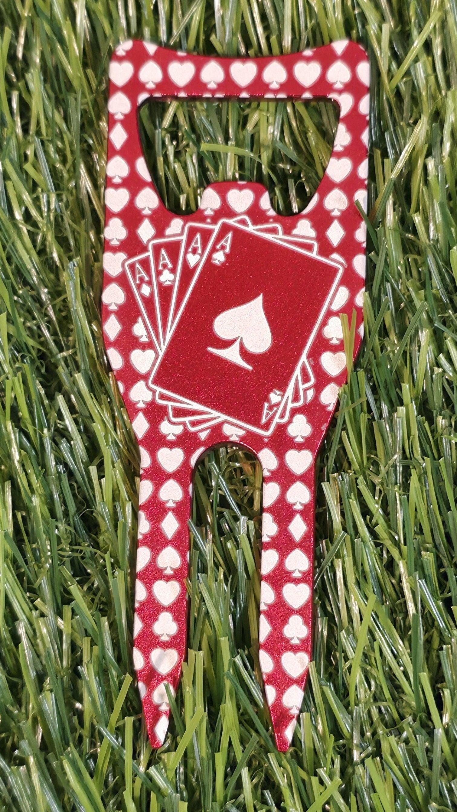 3-in1 Divot Tool with Ball Marker Holder and Bottle Opener