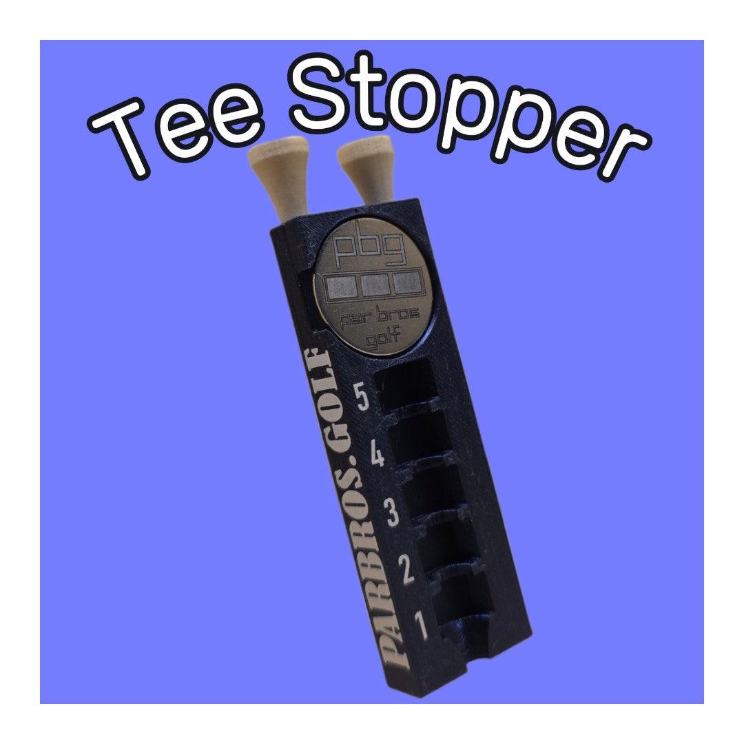 Tee Stopper with Ball Markers; Set of 2