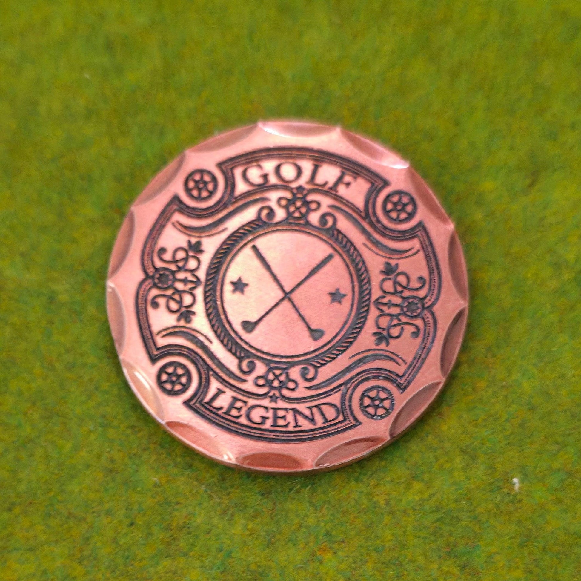 Premium Ball Marker - GOLF LEGEND - (Non- Magnetic)