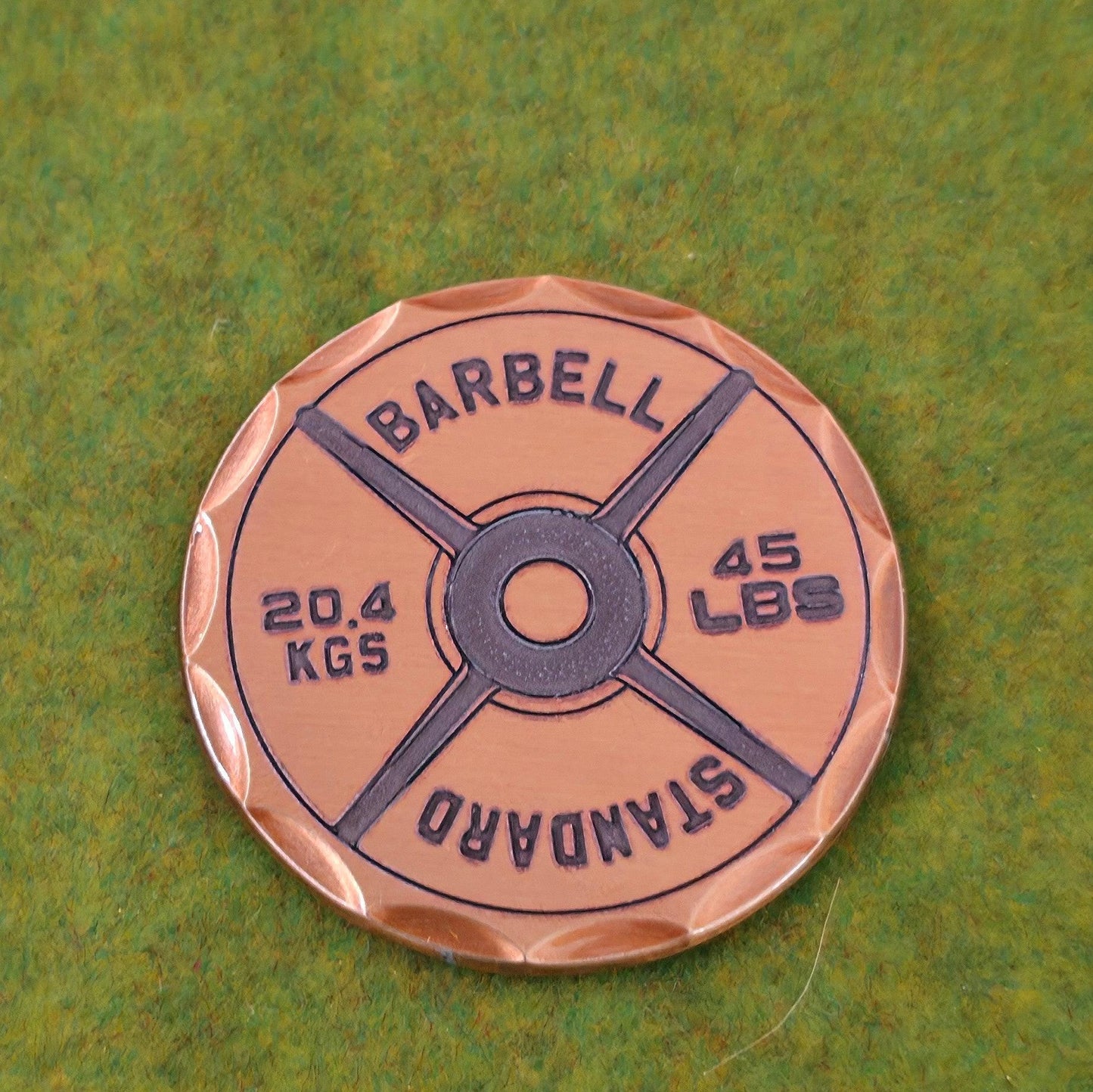 Premium Ball Marker - BARBELL - (Non- Magnetic)