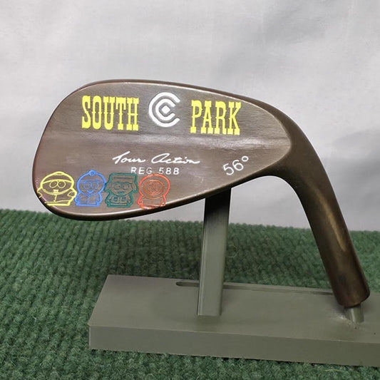 Custom Cartoon Themed Cleveland Tour Action 588 - 56 RH Golf Wedge - Collectible Cartman, Kyle, Stan, Kenny Wedge