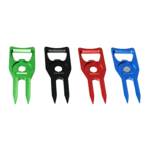 3-in1 Divot Tool with Ball Marker Holder and Bottle Opener