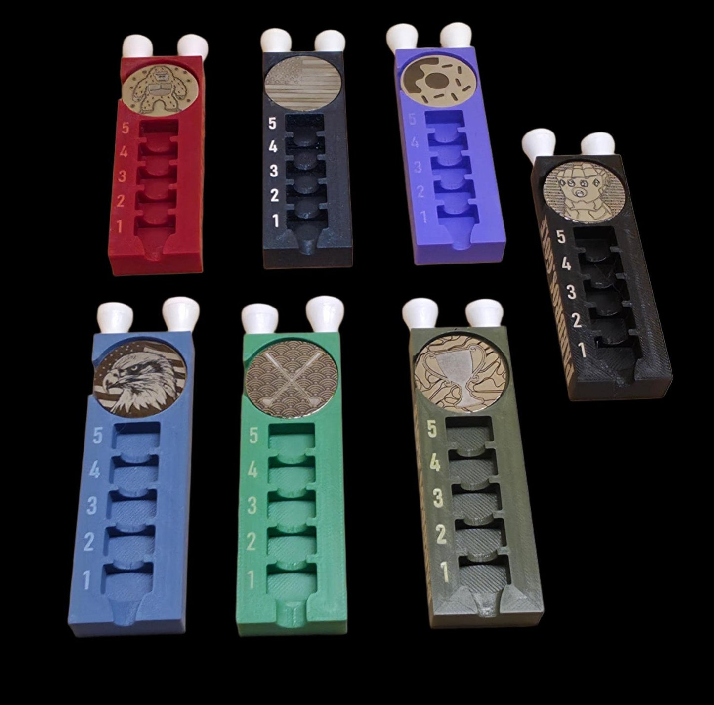 Tee Stopper with Ball Markers; Set of 2