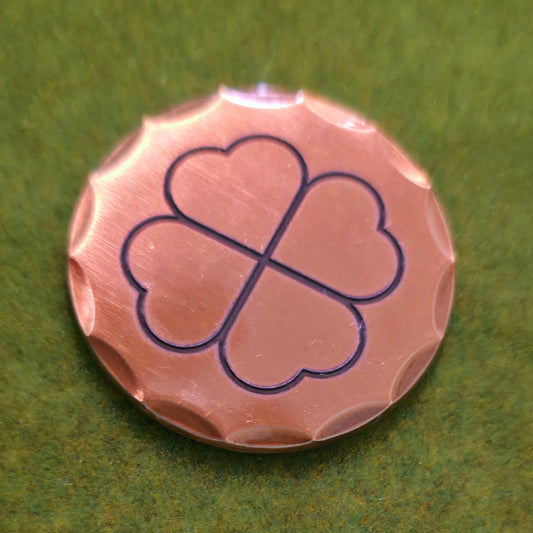 Premium Ball Marker - Clover - (Non- Magnetic)