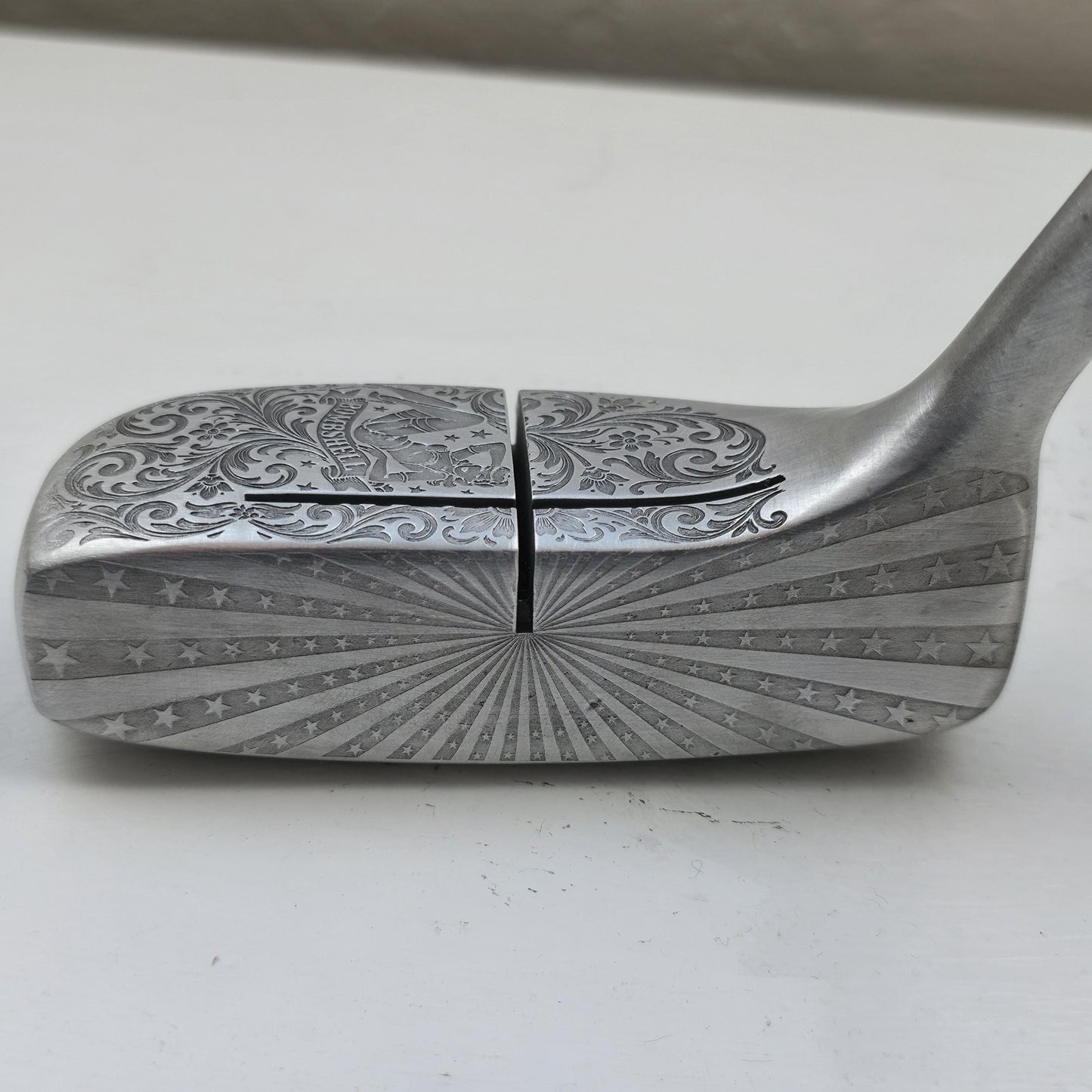 Custom Engraved Ben Hogan Vintage Blade Putter Bombshell Pin-Up Scrollwork Golf Gift