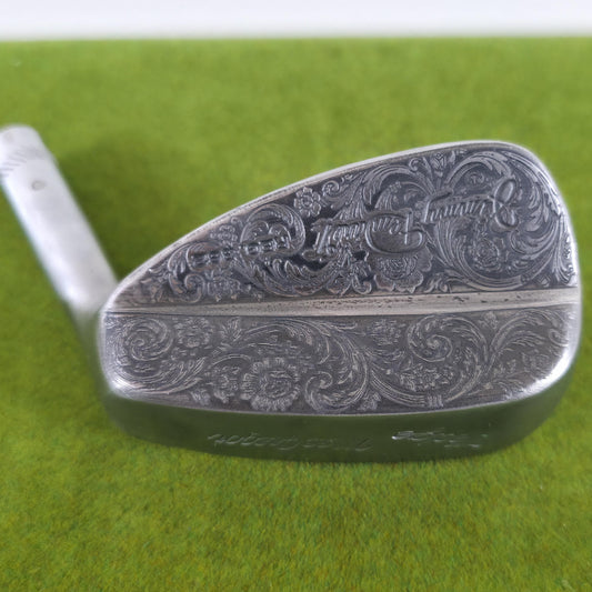 Vintage Custom Engraved MacGregor Tommy Armour Wedge Club Head Floral Art Golf Gift