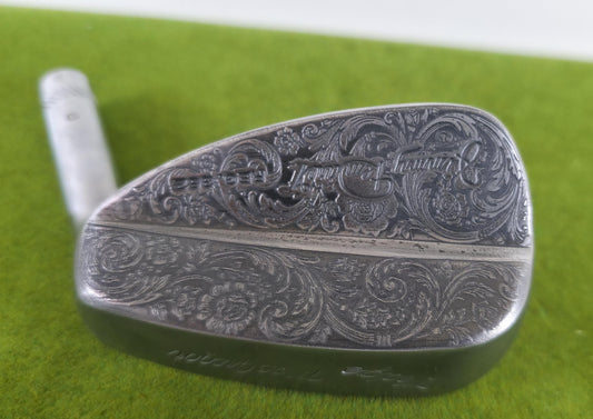 Vintage Custom Engraved MacGregor Tommy Armour Wedge Club Head Floral Art Golf Gift